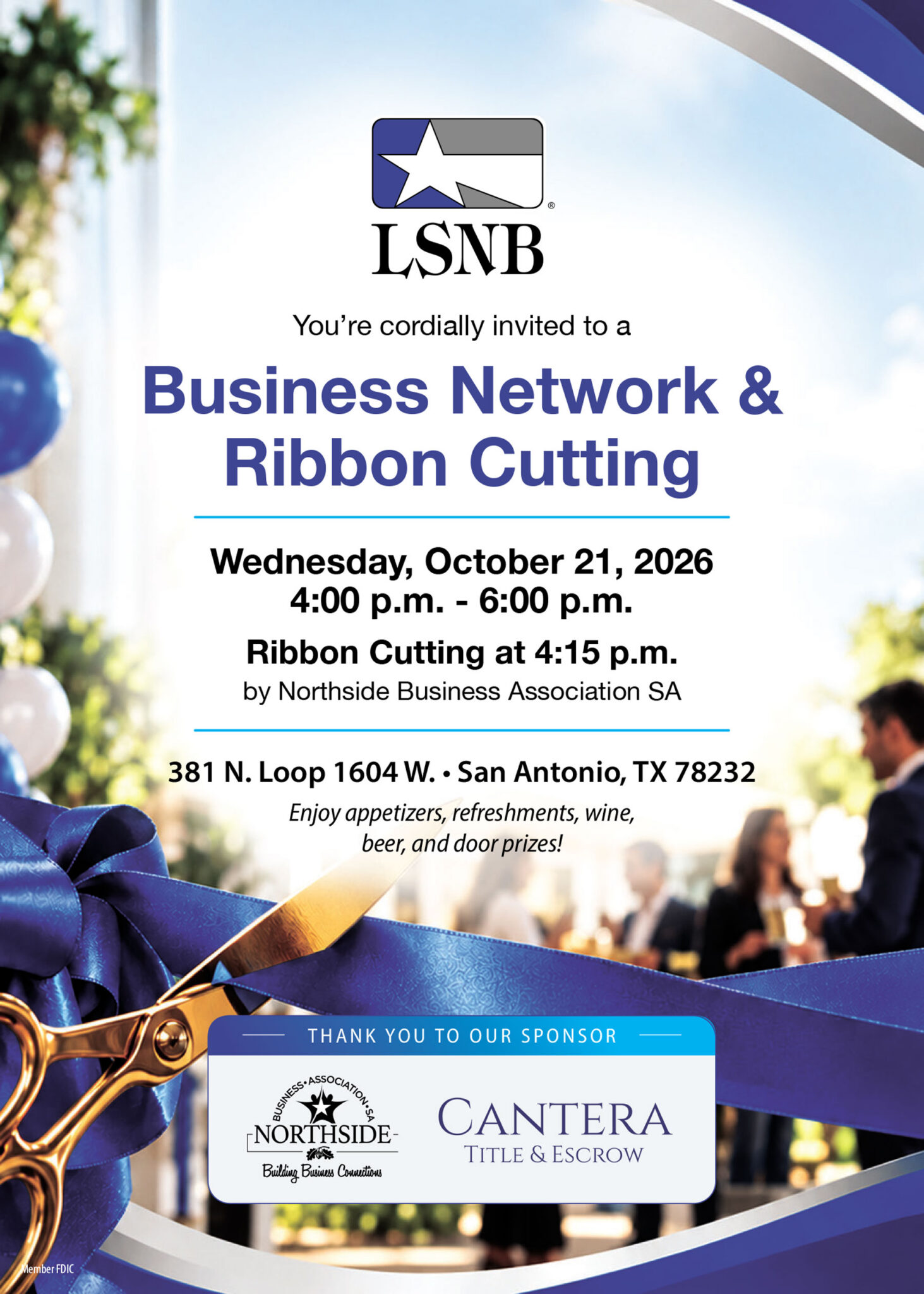 Lone Star National Bank Business Networking & Ribbon Cutting Event